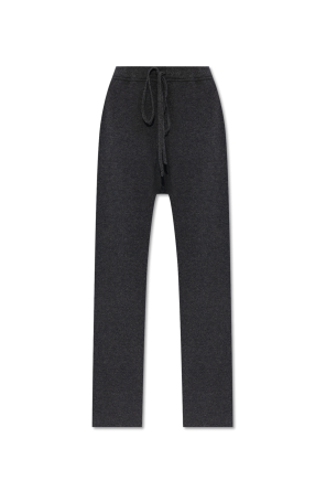 パンツ T By Alexander Wang Cotton Fleece Sweatpants With Logo Print T by Alexander Wang Sweatpants with printed logo | Women's